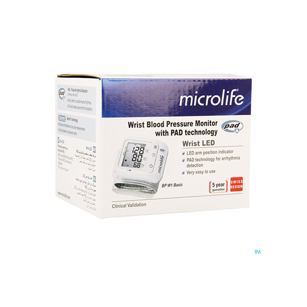 Microlife Basic Wrist Blood Pressure Monitor Bpw1